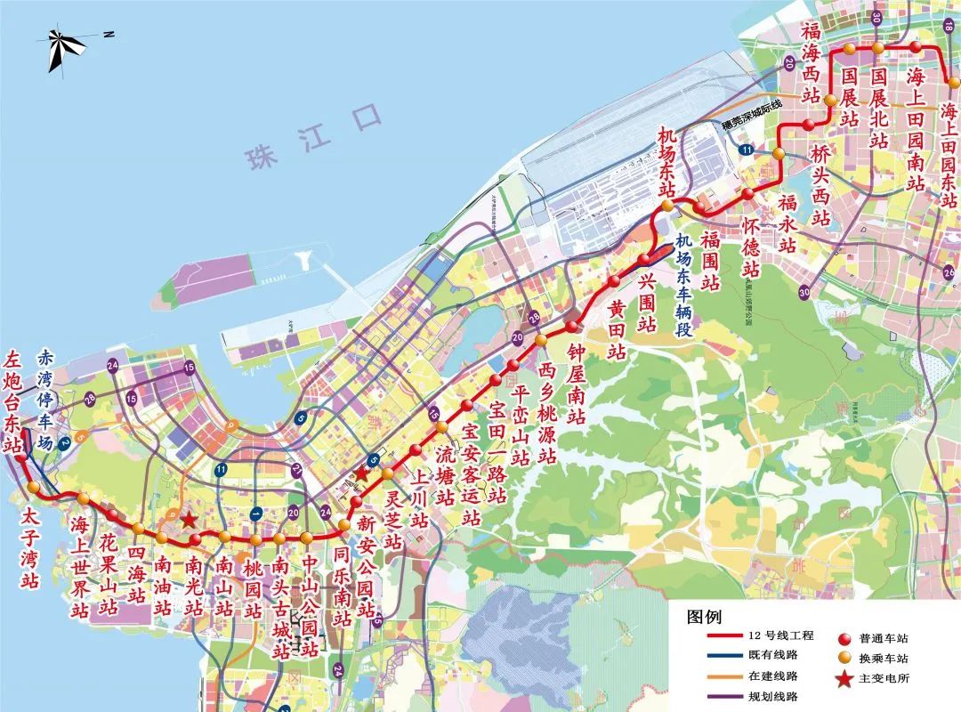 深圳12号线地铁规划图片