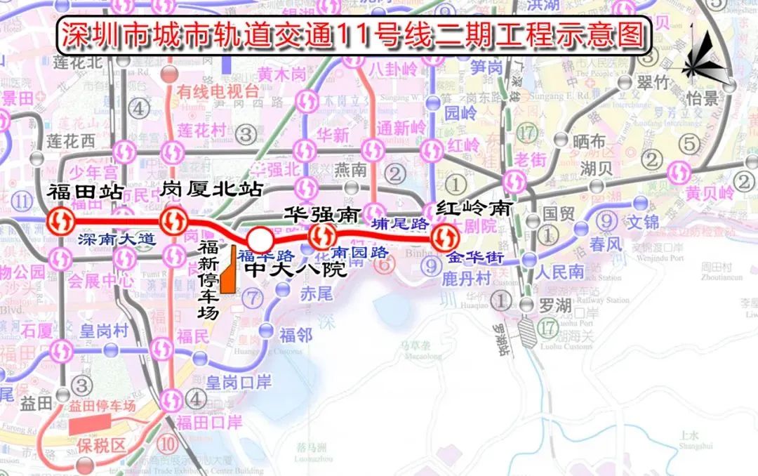 深圳地铁11号线二期全线35kV电通完成，预计明年通车