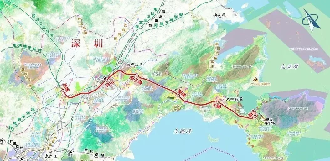 深惠城际大鹏支线最新进展2024